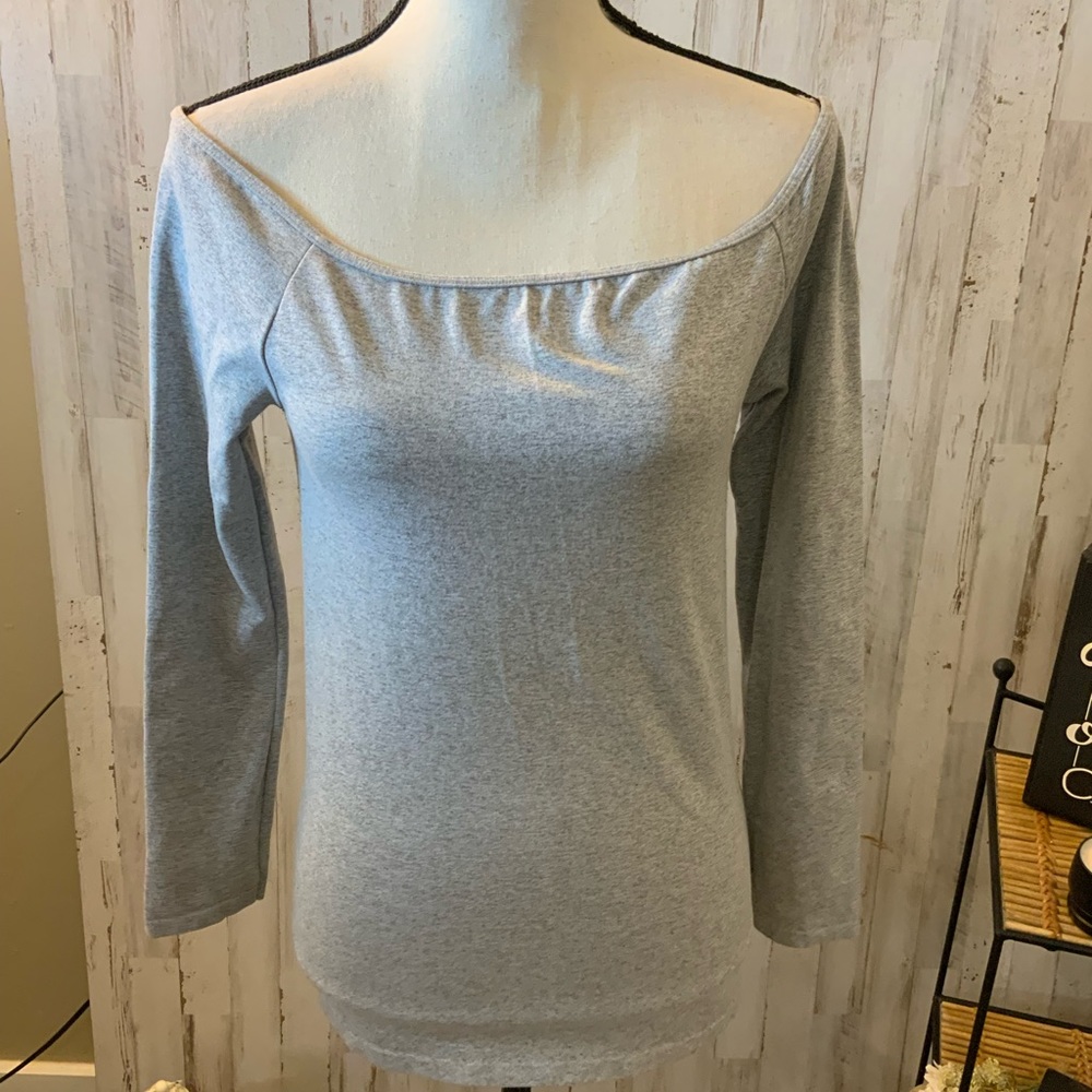Intimately Free People off the shoulder, stretchy, long sleeve top. Size L
